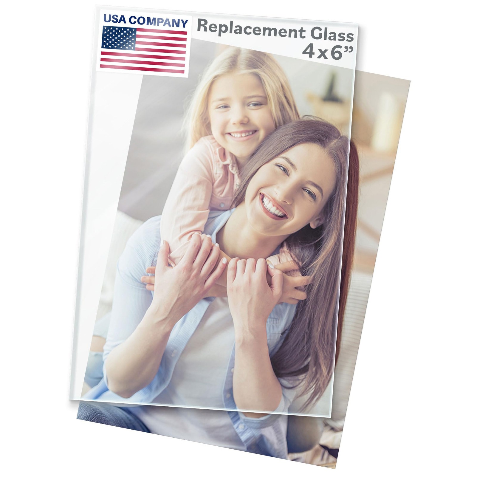 FrameStarr – 4×6 Glass – Crystal Clear, 2 Pack – (2 Pack), Clear