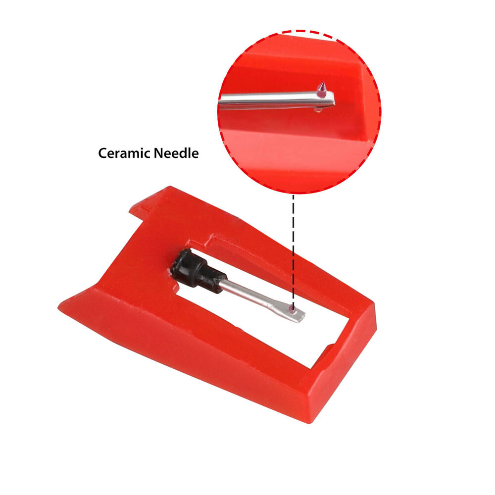 6-PACK Vinyl Diamond Turntable Cartridge Needle Stylus for LP Record Player