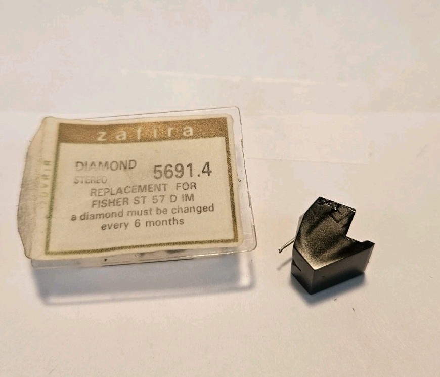 Zafira 5691.4 Phono Needle Stylus For Replace Pfanstiehl 740-D7 & Fisher ST57D