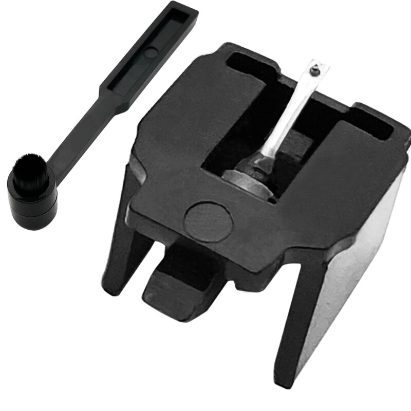 Plastic Record Player Needle Replacement with Brush Suitable for Players