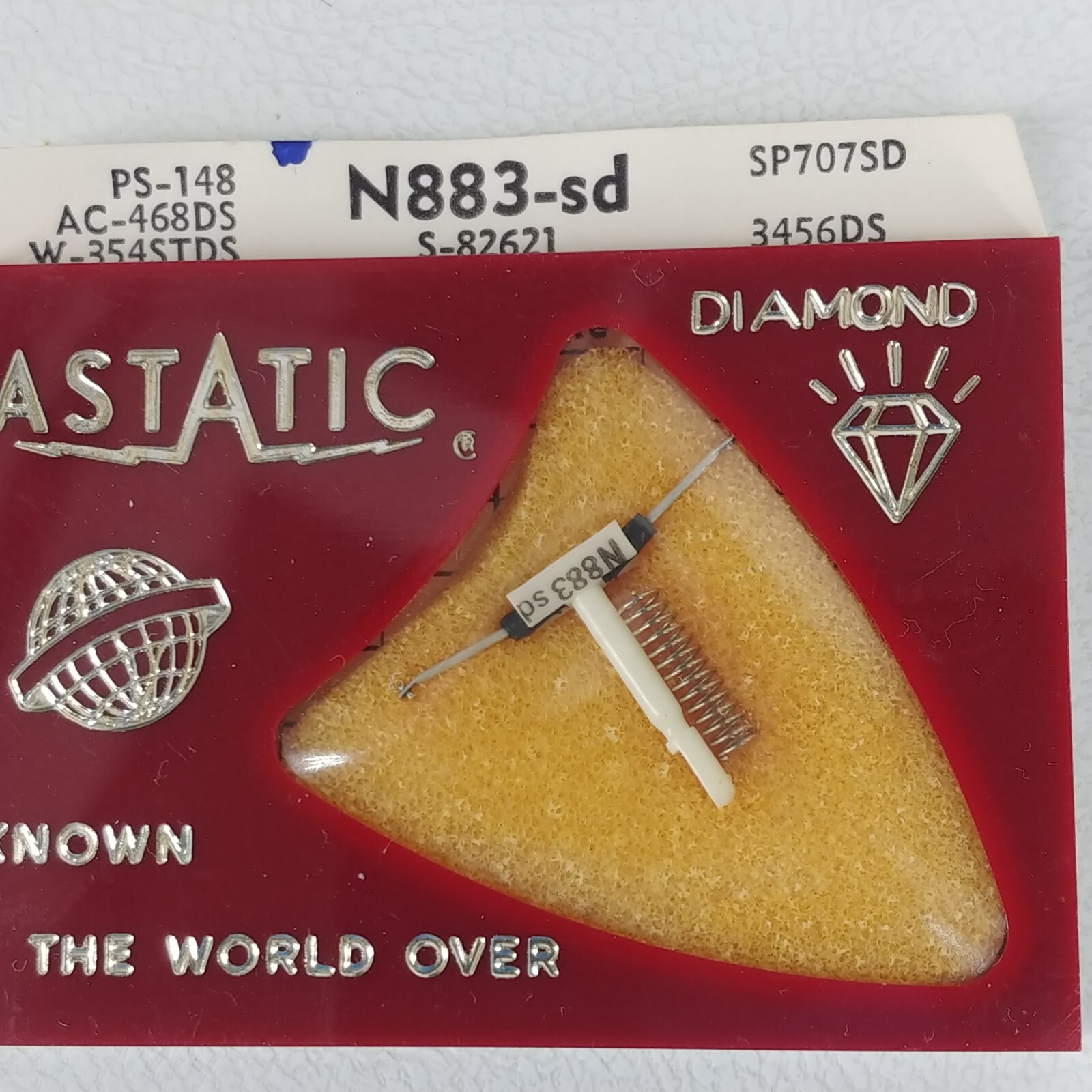 Lot of 7 Various Astatic Record LP Needles N62-sd N72-sd N752-sd N880-sd N883-sd