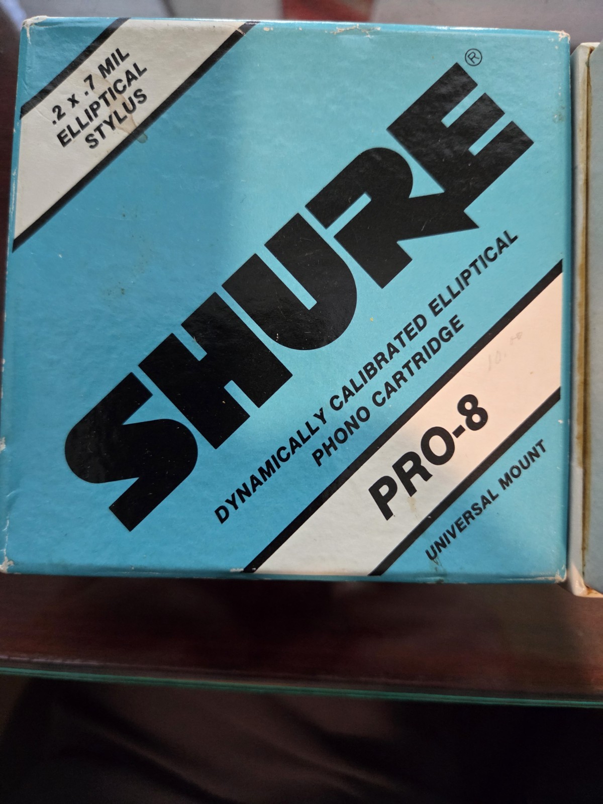 Shure Pro-8 Dynamically Calibrated Elliptical Phono Cartridge .2 X .7 Mil Stylus