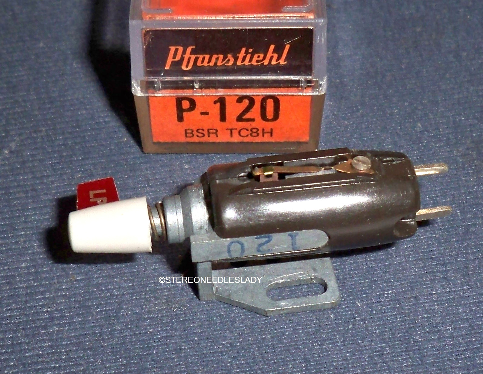 PFANSTIEHL P-120 for Electro-Voice 119 120 BSR TC8H CRYSTAL CARTRIDGE NEEDLES