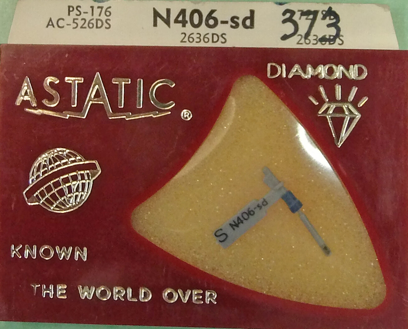 N406-SD 374-DS73 PHONOGRAPH RECORD PLAYER NEEDLE for EV 2636DS EV 5026 5027