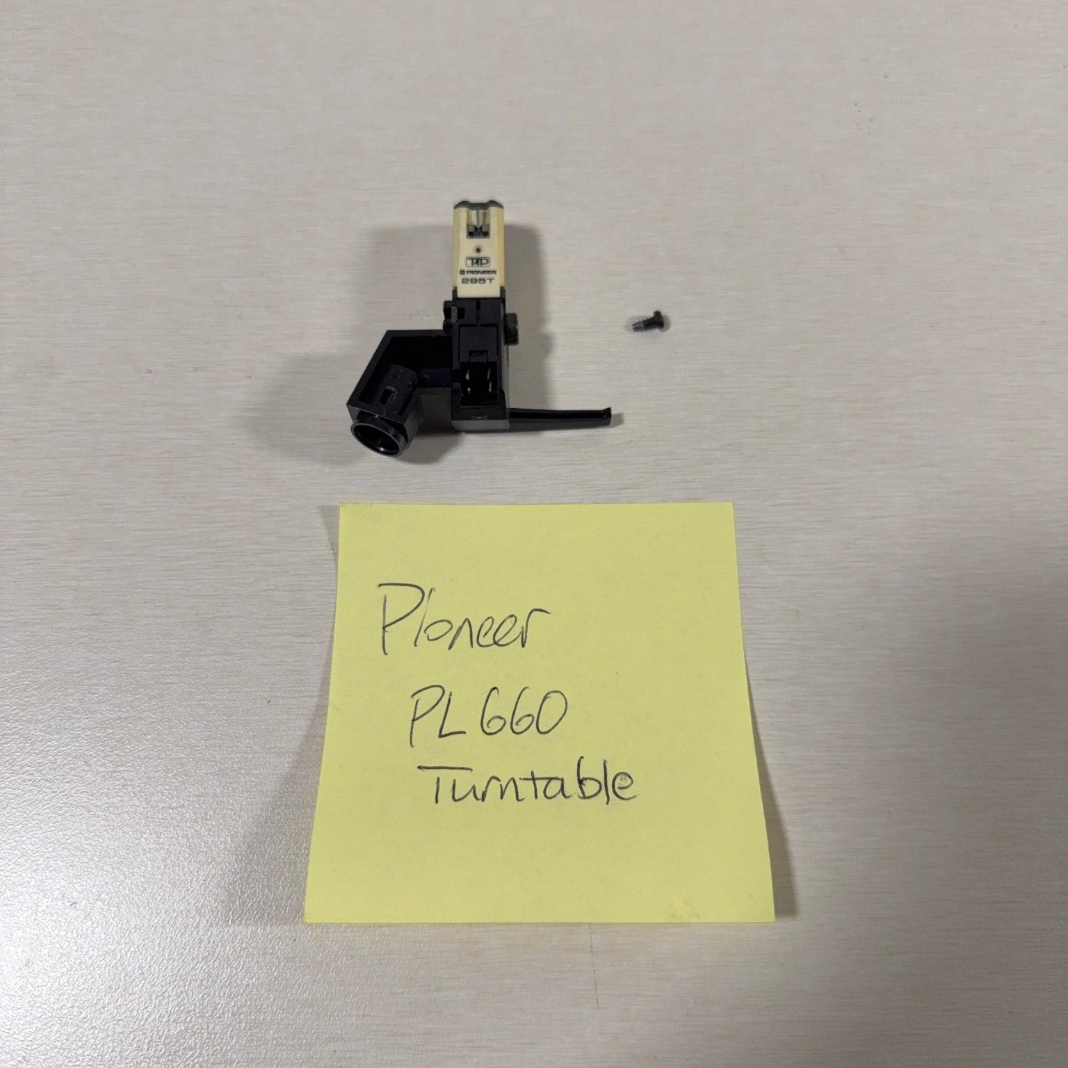 Pioneer Replacement Cartridge Head w/ Stylus 295T PL 660 Turntable Part
