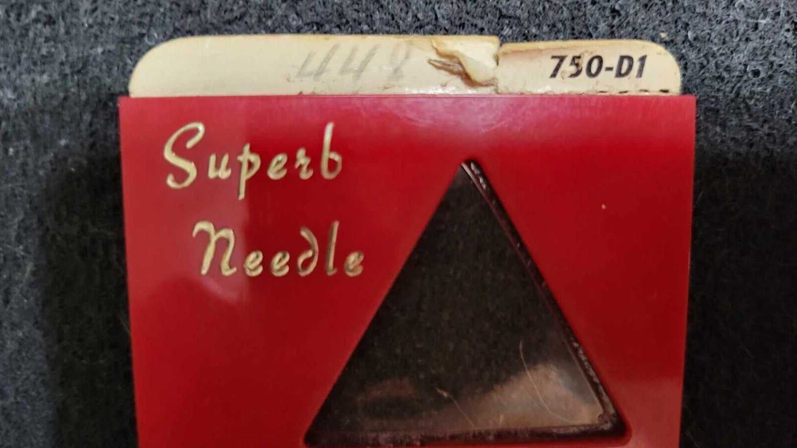 NOS Pfanstiehl 750-D1 Diamond Phono Needle Stylus Shure PC42AD Admiral 409B19-8