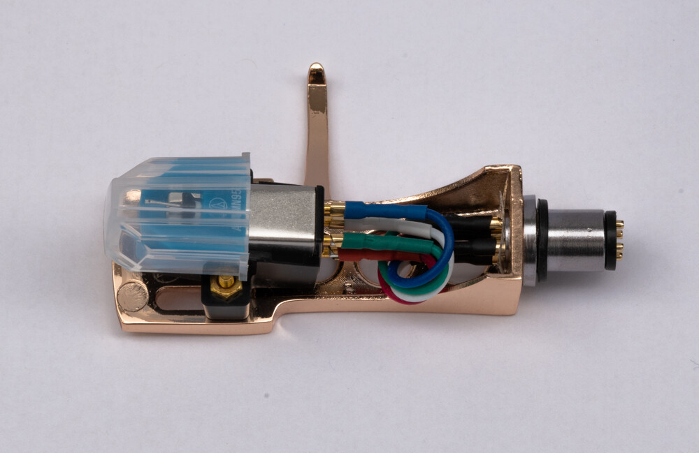 Rose Gold Headshell, cartridge, stylus for Pioneer PL540, PL51, PLM340, PLA350B