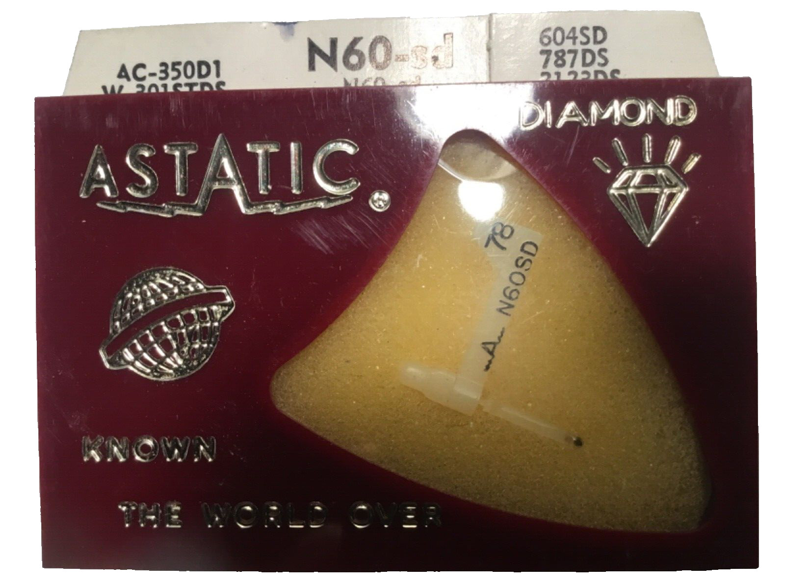astatic N60-sd stylus needle PS-67 AC-350DS W-301STDS 604SD 787D/S 2123DS