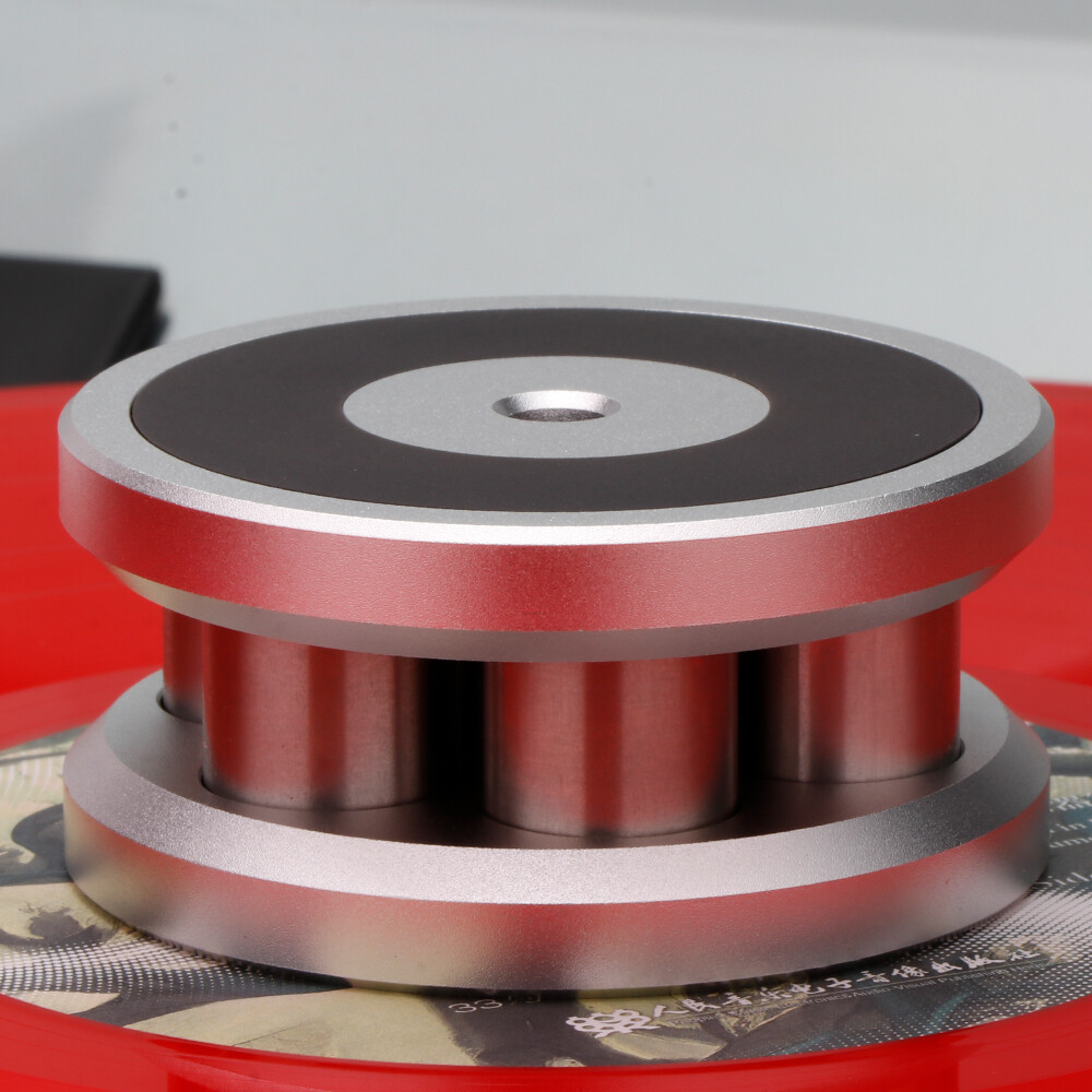 Turntable Disc Vinyl Weight Stabilizer Adjustable Record Clamp Vibration Reducer