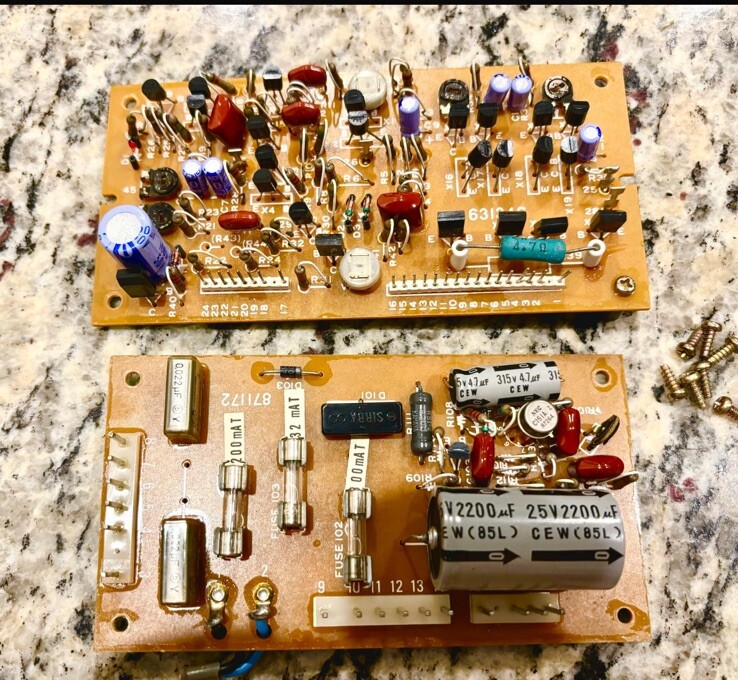 Optonica TT RP 2727 Turntable two circuit boards ready to work