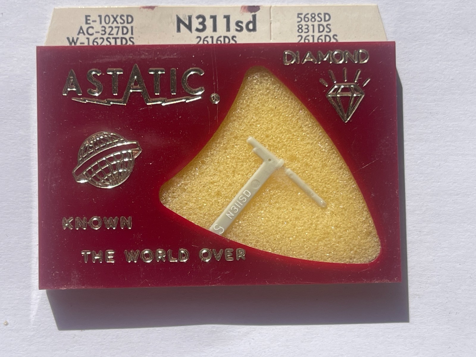 Astatic N311-sd – NOS Turntable Stylus Needle, Electro Voice (2616DS)