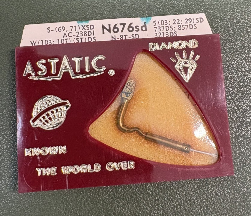NEW Astatic Diamond Vintage Needle Record Player Turntable Stylus N676-sd