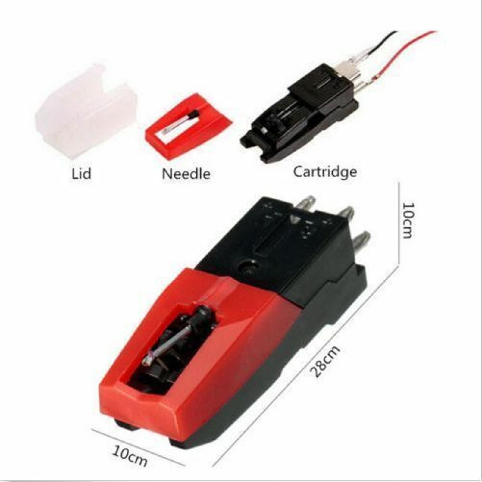 2Pack Turntable Phono Ceramic Cartridge W/ Stylus Needle For LP Record Player v