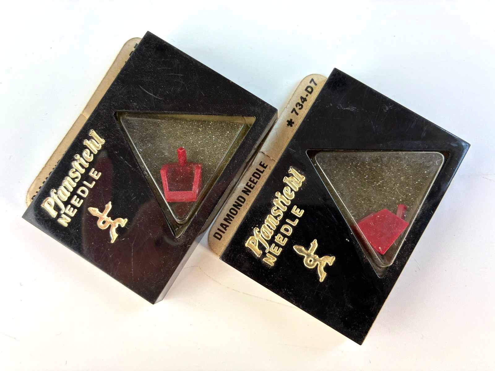 Lot of 2 Pfanstiehl Diamond Needle 734-D7 Replaces Toshiba N-64N