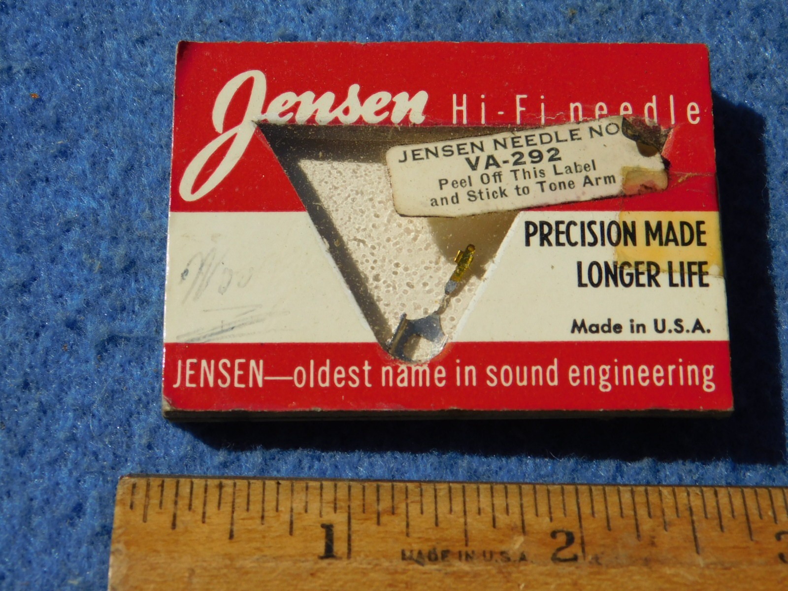 Jensen VA-292 Vaco needle – 33-45-78 rpm Osmium