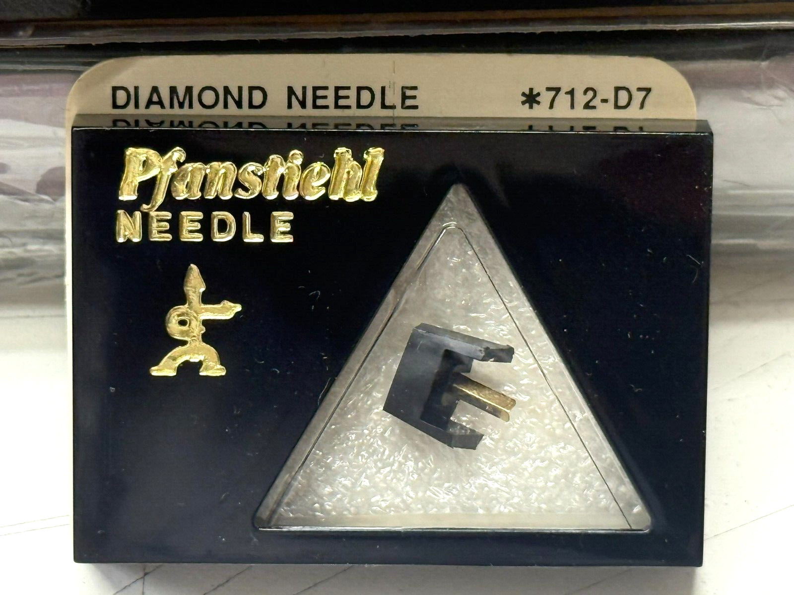 PFANSTIEHL ✱712-D7 DIAMOND NEEDLE FOR VARIOUS VTG CARTRIDGE MODELS STYLUS ONLY