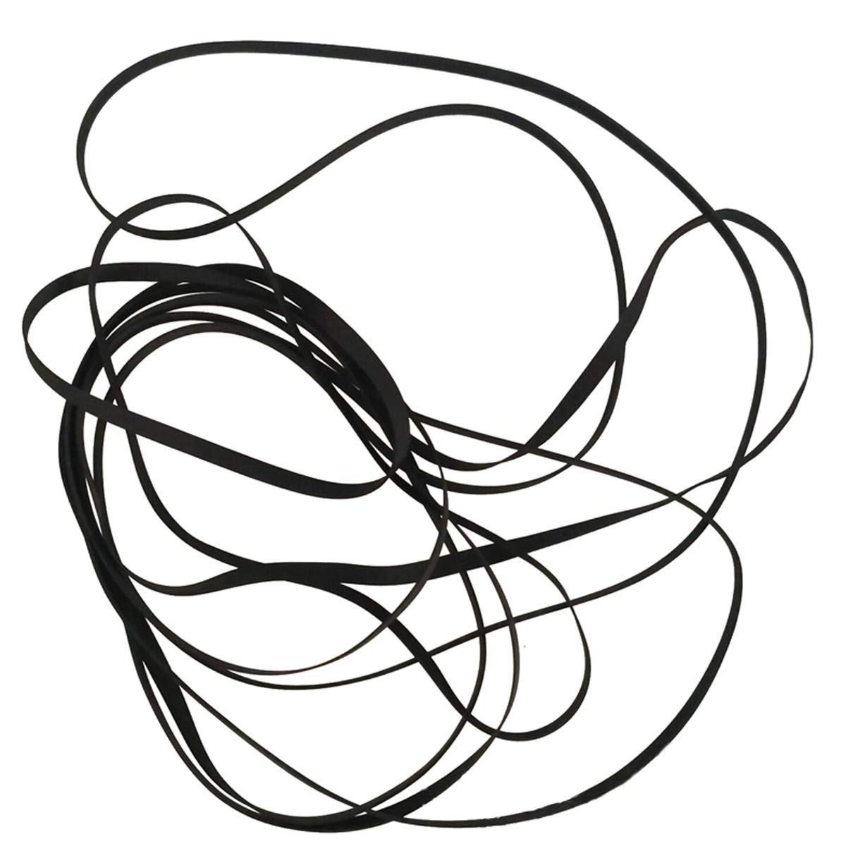 11pcs Turntable Belt Different Specifications Rubber Belt Replace Turntable Phon