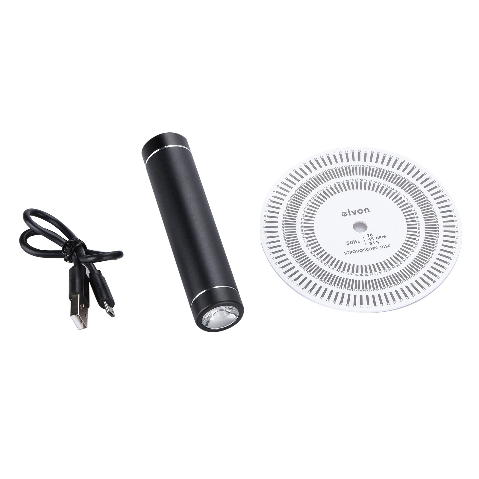 50Hz Calibration LP Turntabl Platter Stroboscopic Strobe Light+Tachometer Disc k
