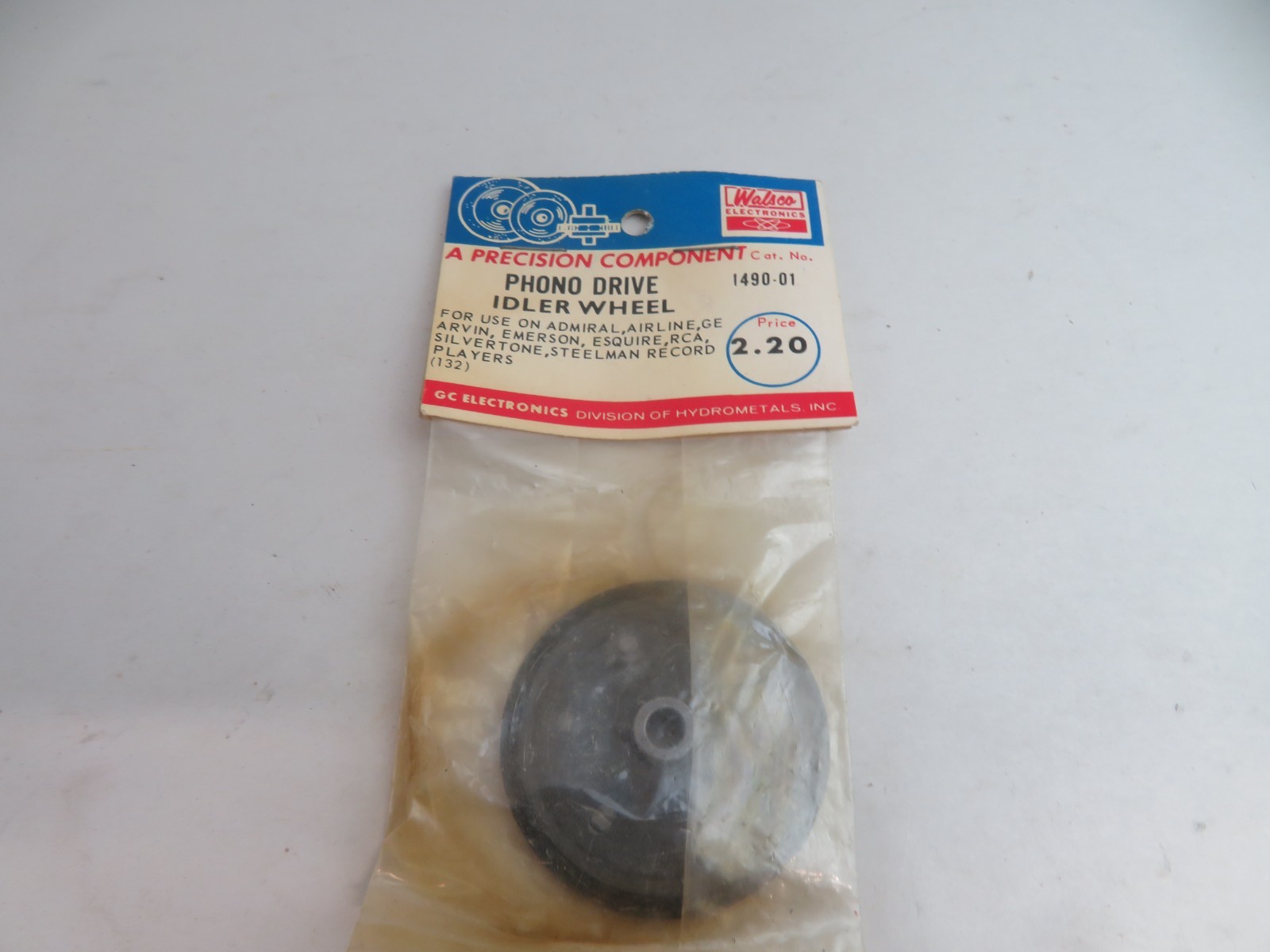 WALSCO 1490-01 Phono Drive Idler Wheel Zenith
