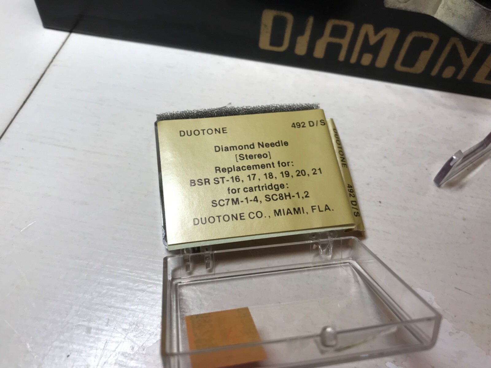 NEW DUOTONE 492D/S Diamond Needle Stylus NOS