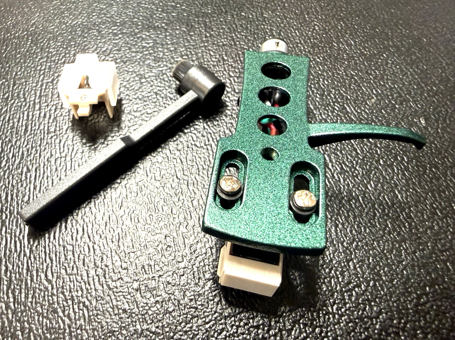 NEW SME HEADSHELL KIT for TECHNICS & MORE! GREEN & GOLD + BONUS STYLUS & MORE!!