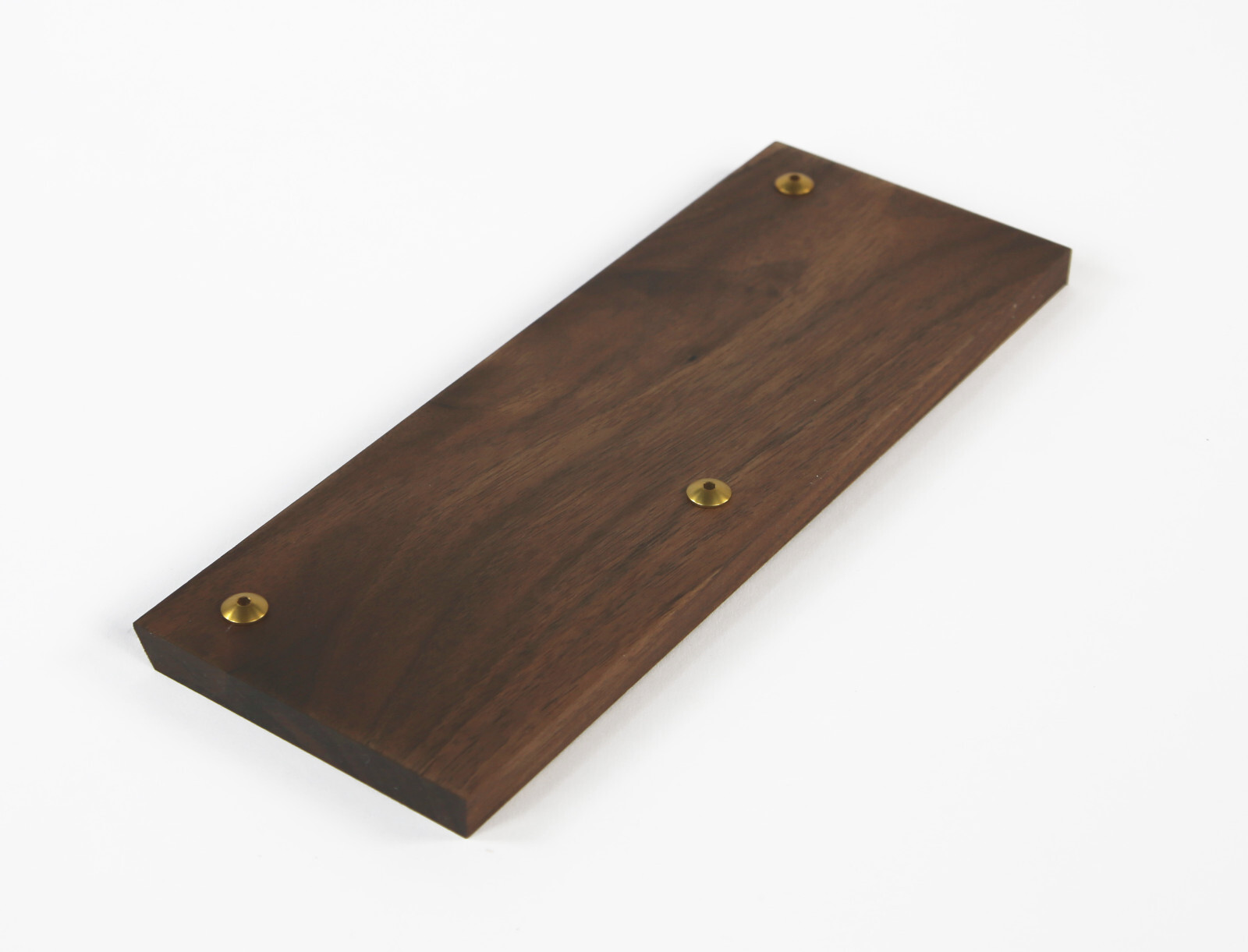 Dark Walnut Tonearm Board For Thorens TD125 & 125 MKII Without Tonearm Drilling