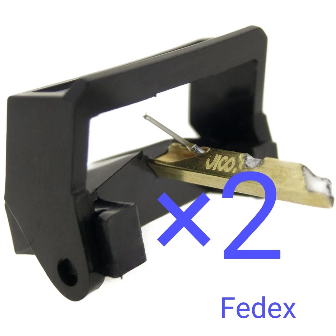 Jico Hyper Elliptical Stylus VN-35HE for Shure V15/III Set of 2　Fedex