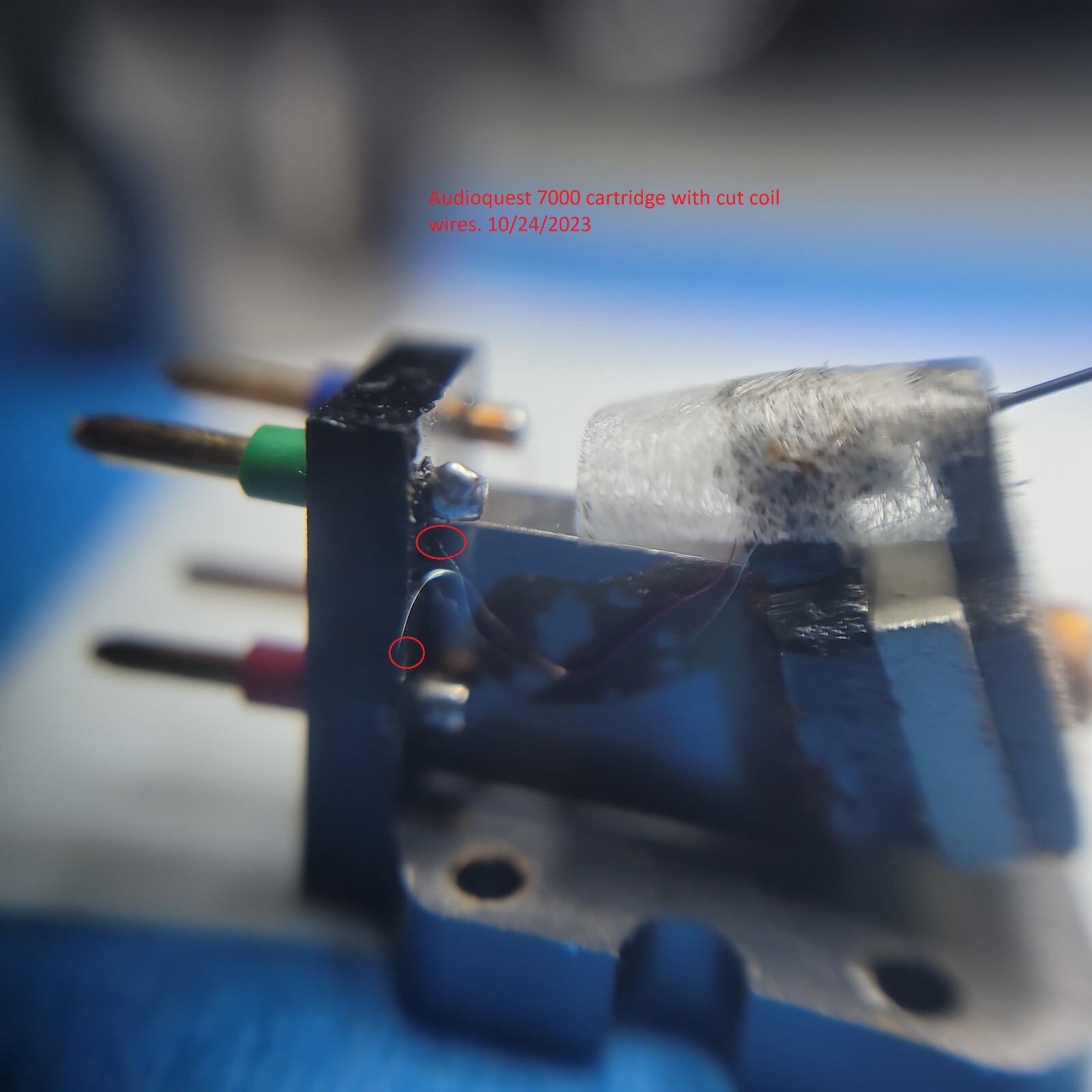 Moving Coil Phono Cartridge Coil Repair Service