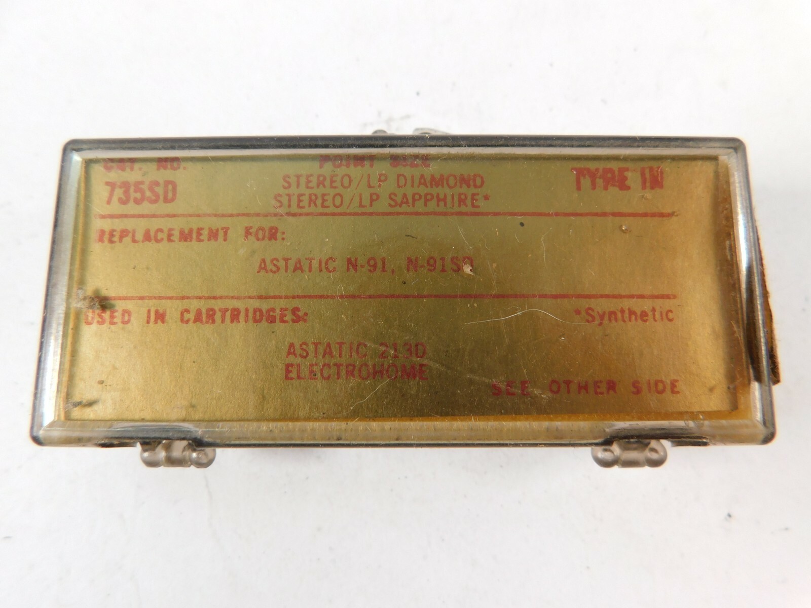 Vtg NOS Recoton Stylus Phonograph Hand Polished Needle 735-SD for Astatic
