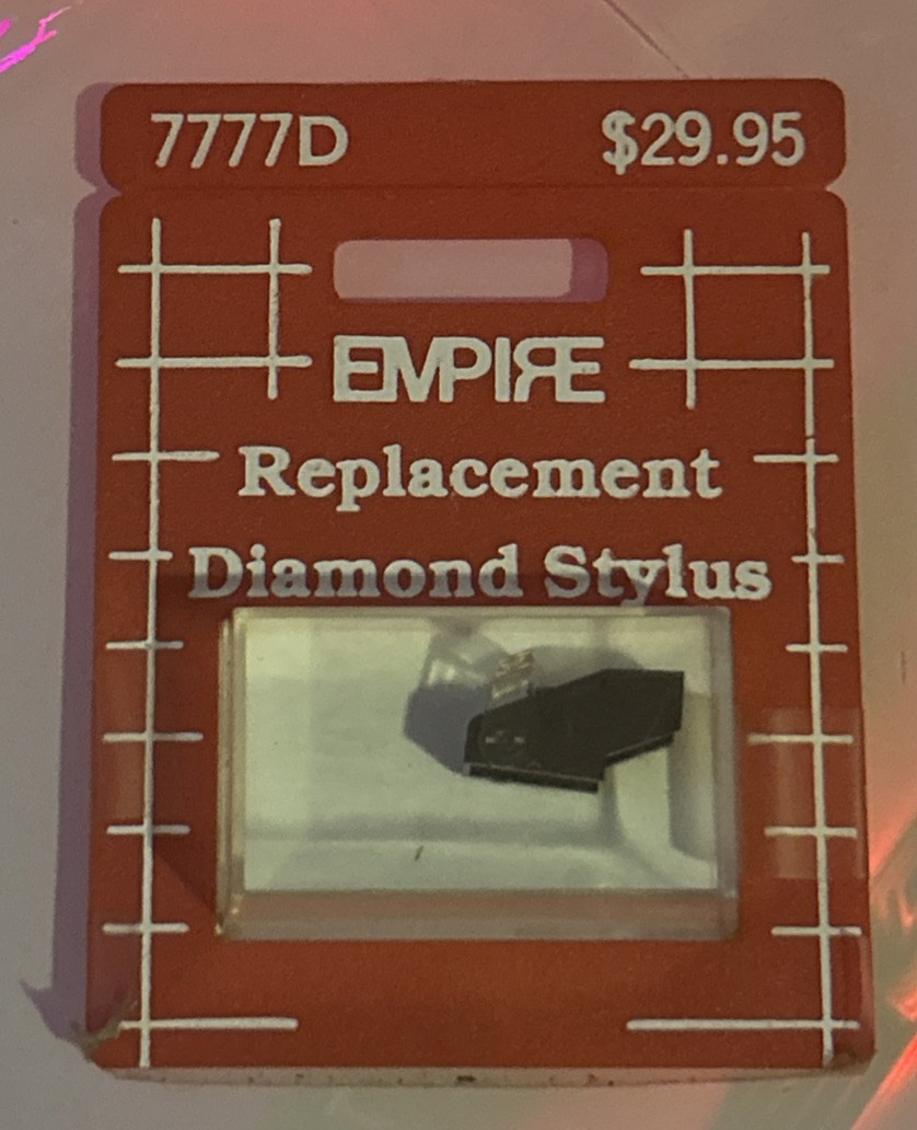 Empire 7777D Replacement Diamond Stylus For Sanyo MG-101SD