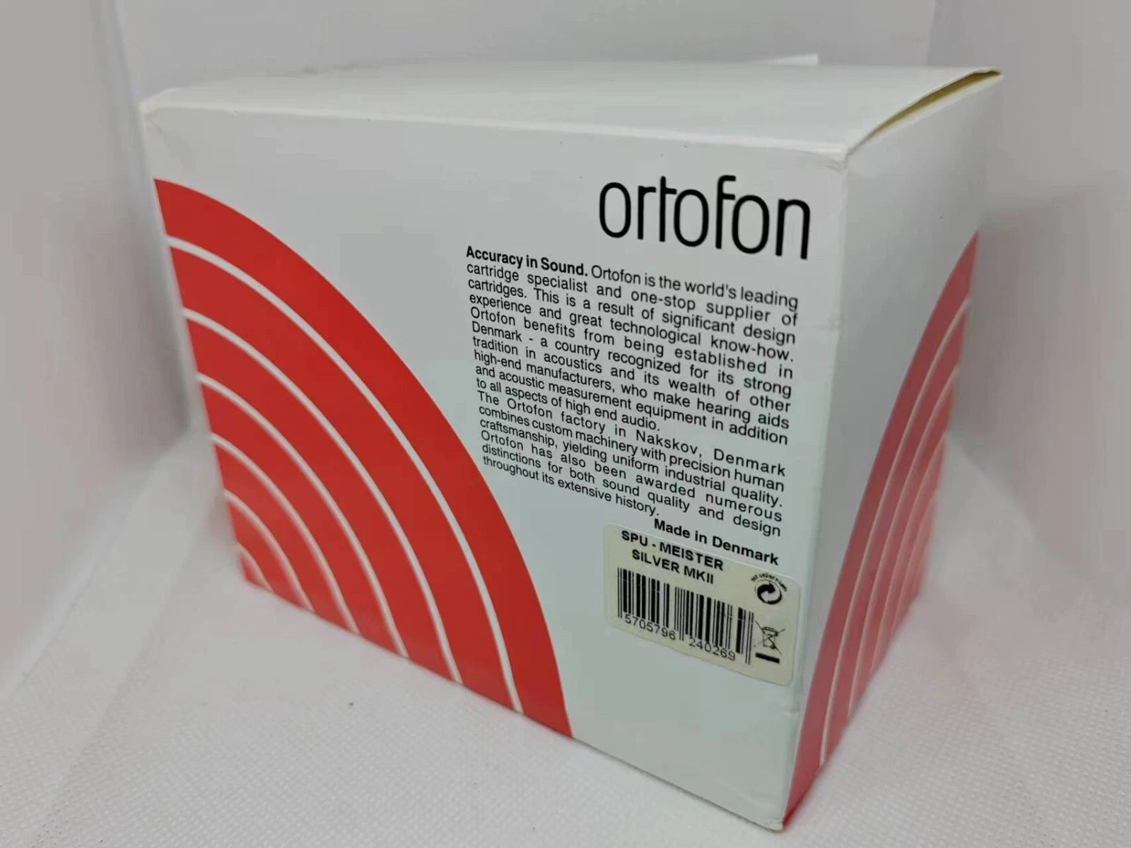 NOS Ortofon SPU Meister Silver MKII MC Cartridge, Made in Denmark