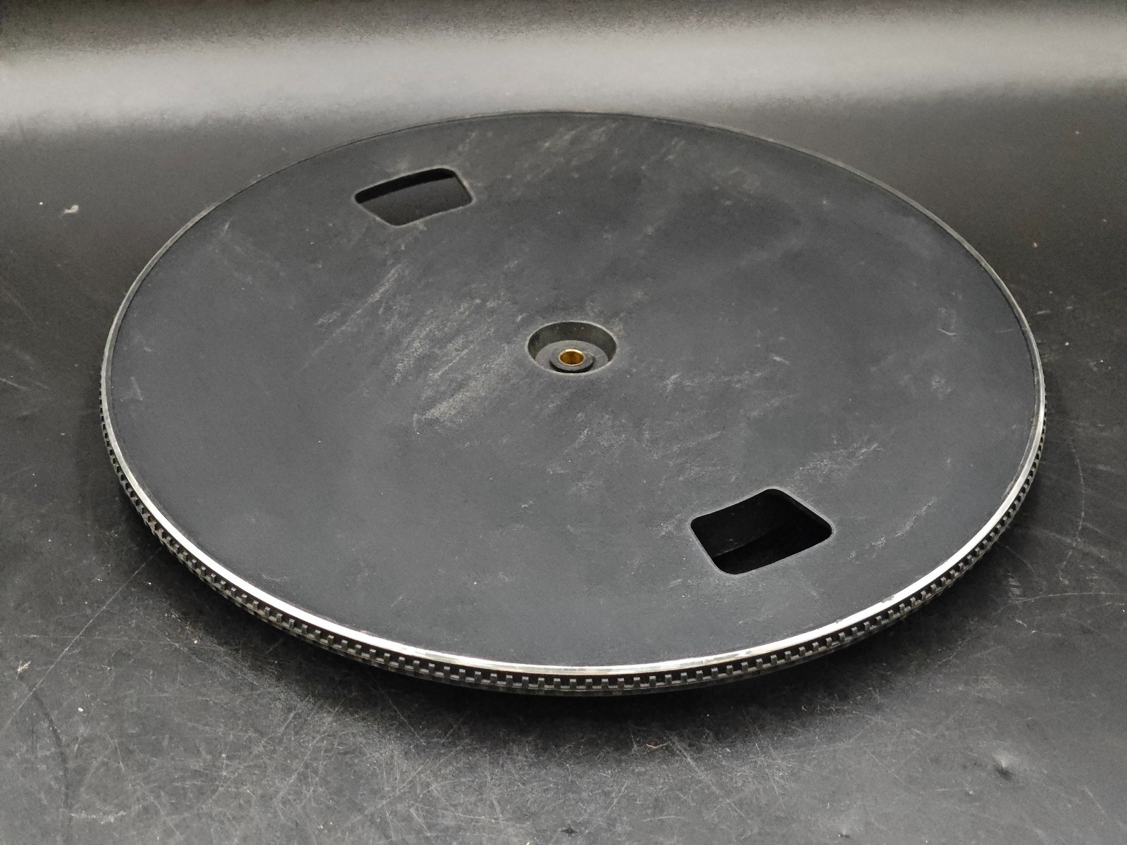 Lenco L 3867USB Turntable Platter And Rubber Mat – Used Working