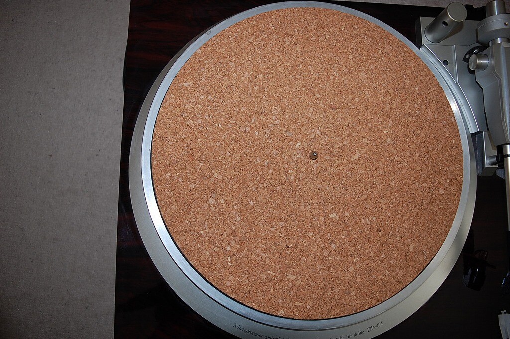 Unknown Used Cork-made Turntable Mat Turntable Parts from Japan