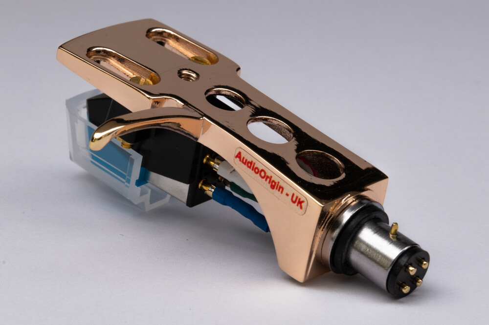 Rose Gold Headshell, cartridge, stylus for Technics SL1950, SL2000, SL110, SL120