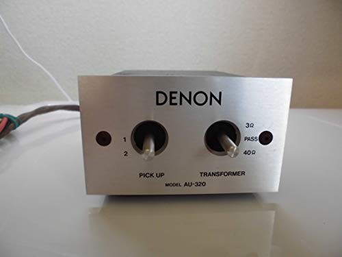 DENON MC Step-Up Transmission AU-320 Silver (Audio Equipment) Duty Paid Used