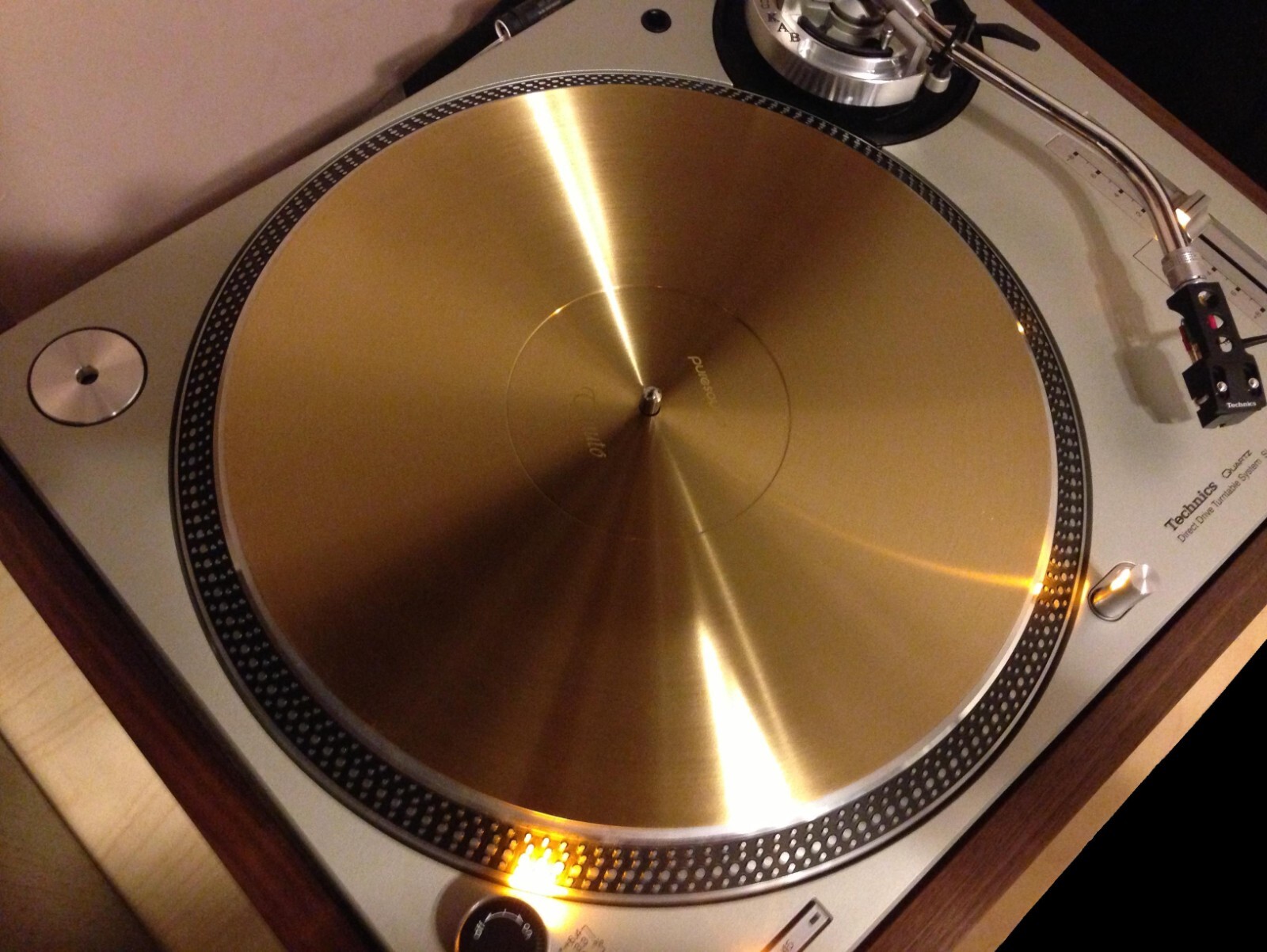 Tenuto Gun Metal Turntable Mat -For Technics SP10, Garrard 301/401, Lenco, Micro