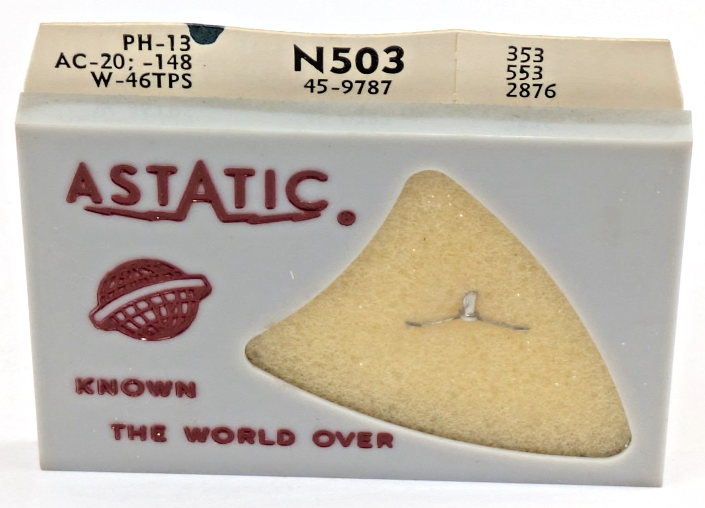 Astatic N503 Needle 78 LP Stylus Philco 45-9787 PH-13 AC-20 W-46TPS 353 553 2876