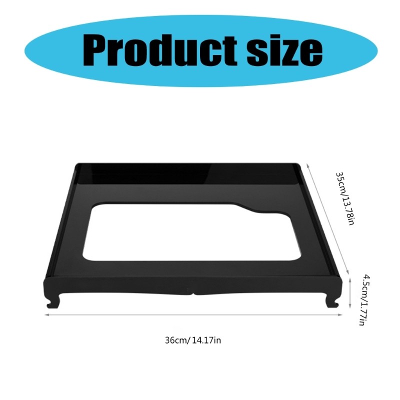 Desktop Record Player Stand with AntiSlip Silicone Feet for AT-LP60XBT-BK