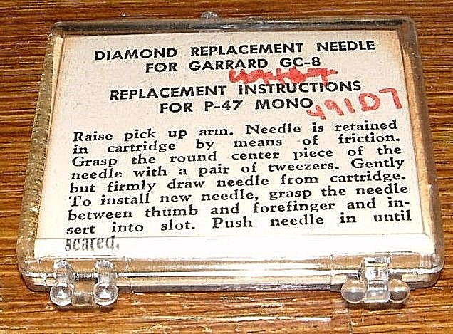 Diamond Phonograph NEEDLE 1552D for Garrard GC-8D GC-8-D N342-1d EV2702DS 491-D1