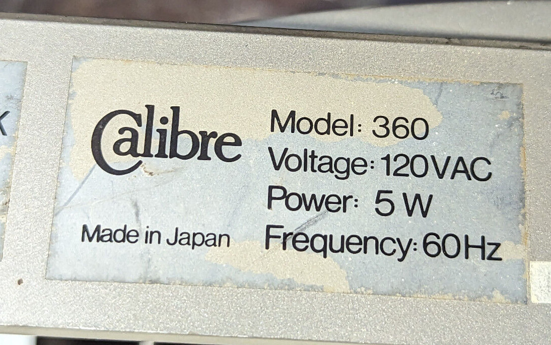 Turntable Calibre 360nparts:Levers,Gear,Bearring,Brackets, knobs etc