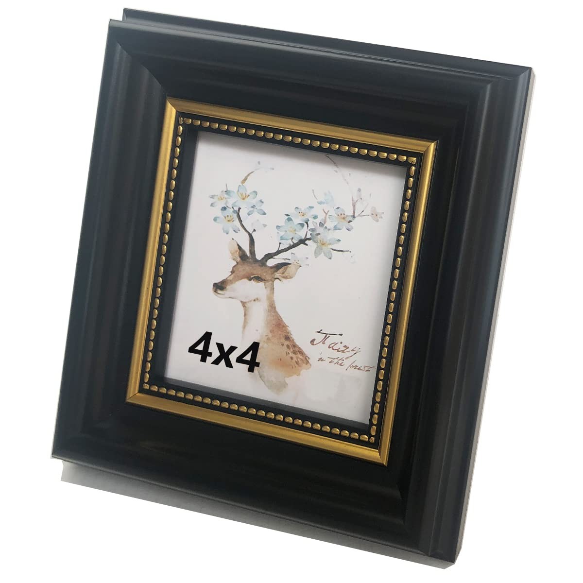 Square Picture Frame 4×4 Black Photo Frames Desktop 4×4,