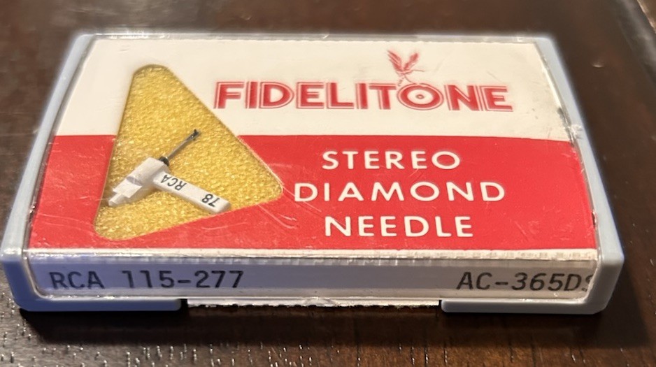 NOS Fidelitone RCA 115 -277 AC- 365 DS Stereo Diamond Turntable Needle