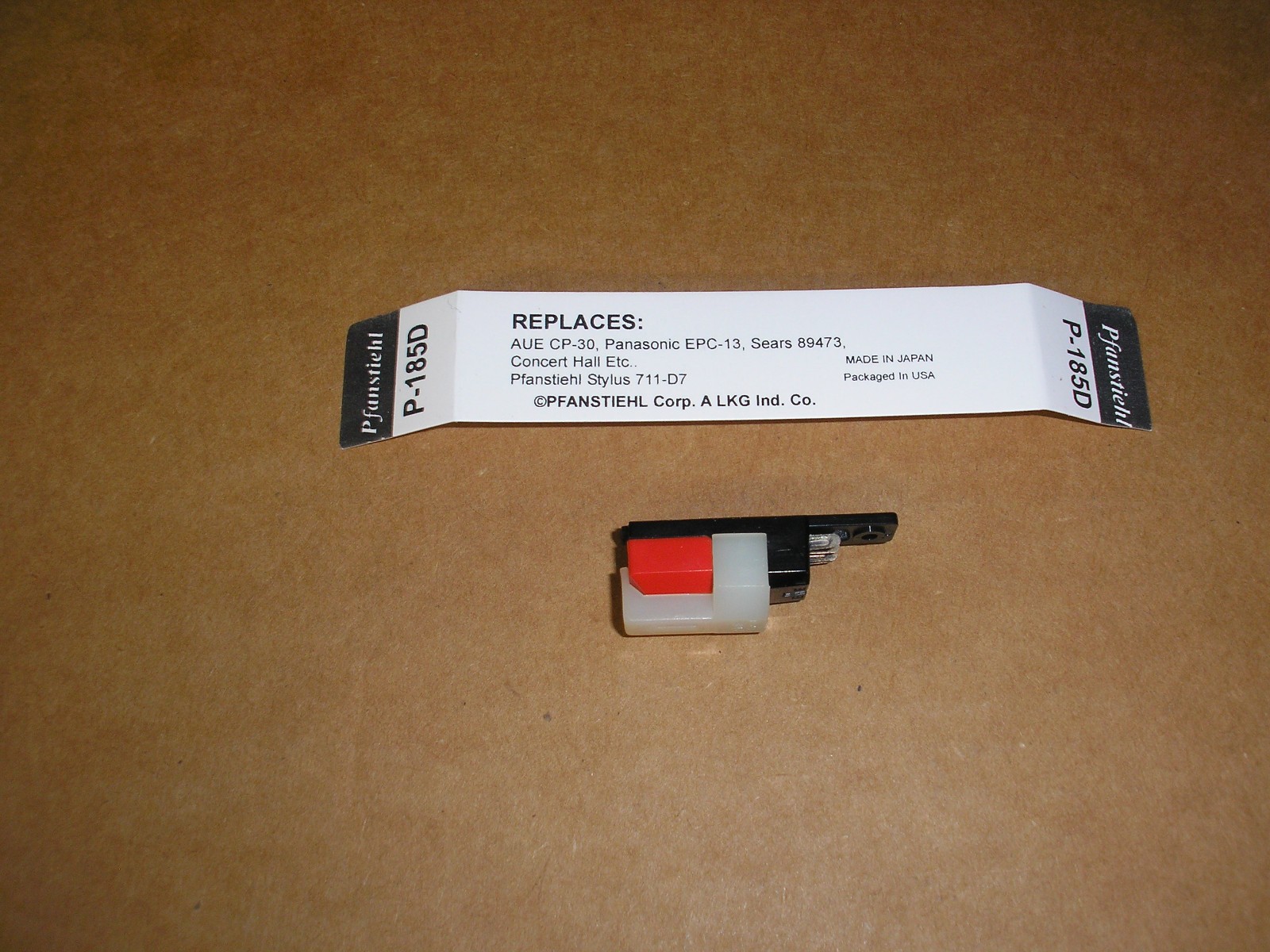 Pfanstiehl P-185D Turntable Cartridge new still in package 711 D-7 Panasonic