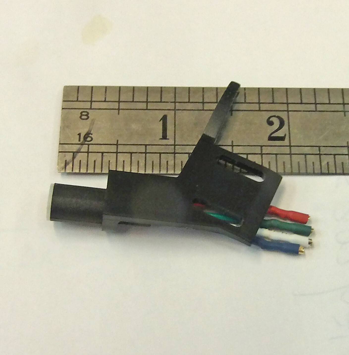 New 7 Point Straight Tonearm Headshell for Denon Marantz Philips Onkyo OFC Leads