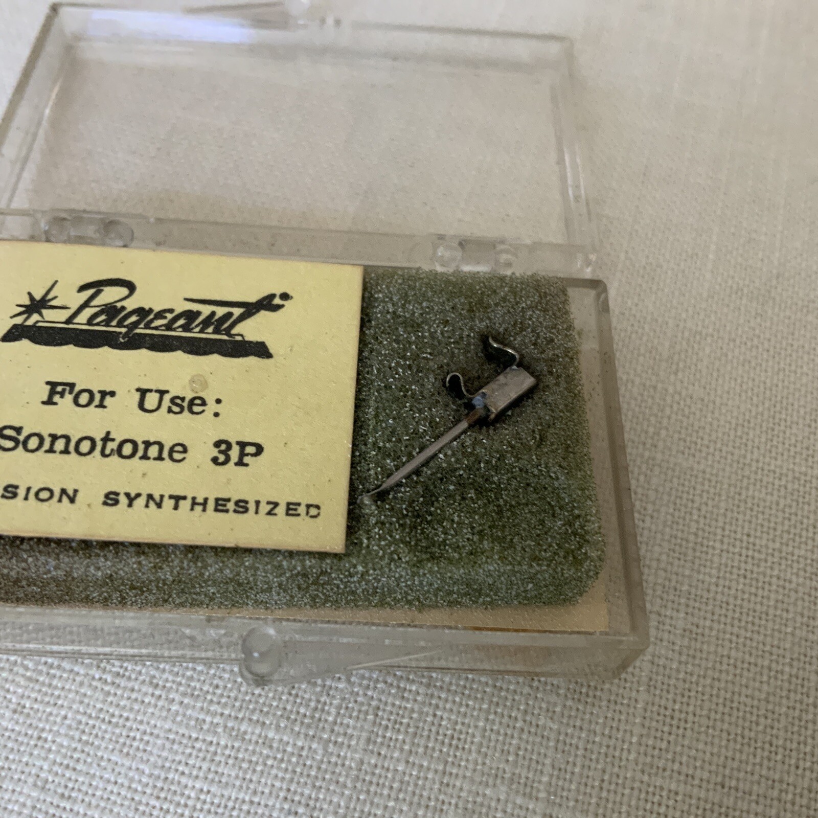 Vintage NOS Pageant Phonograph Record Needle for Sonotone 3P Series SO 182-1