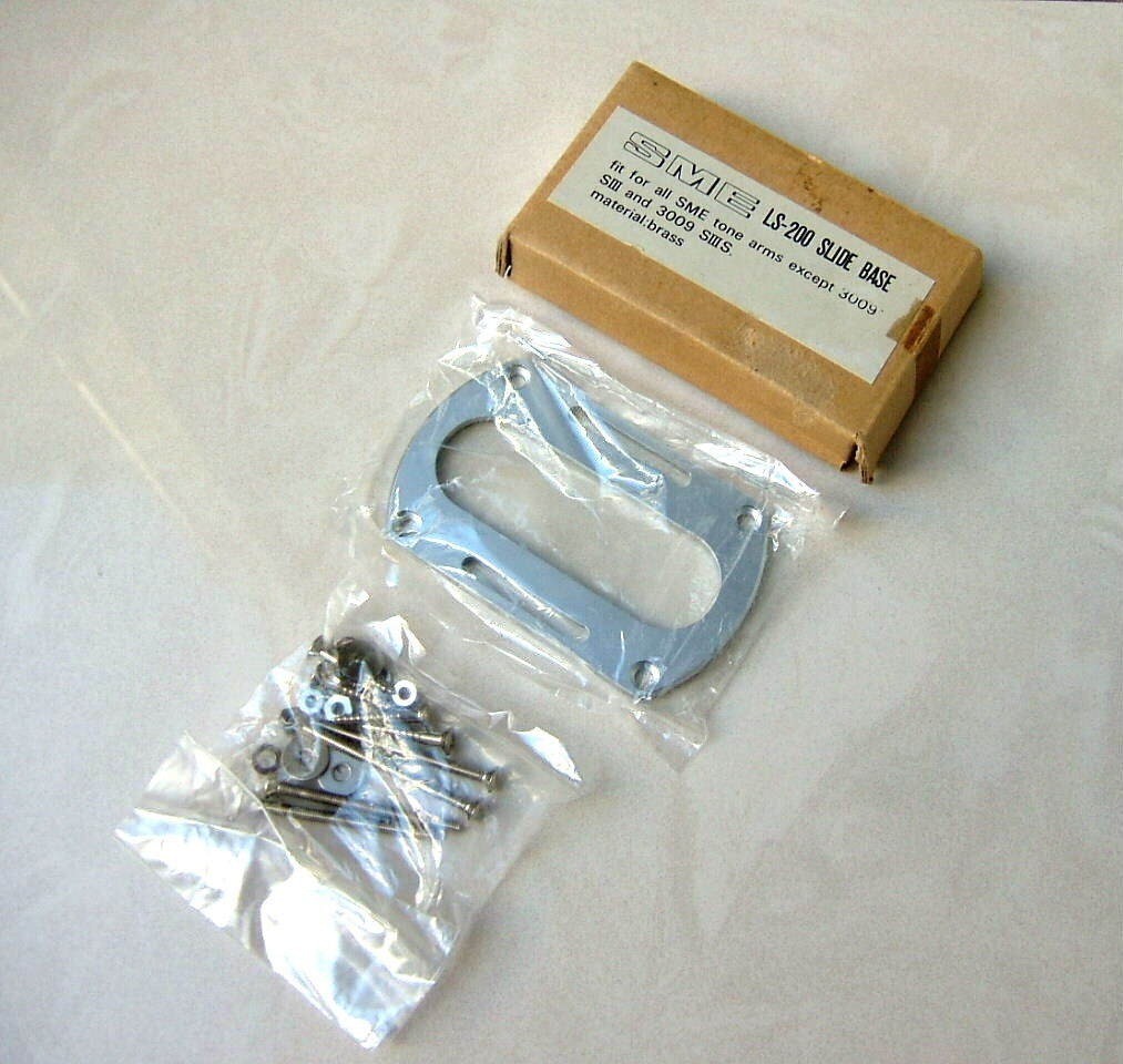 SME LS-200 Genuine Brass Slide Base 4mm 63g NOS for 3009 3010 3012 Tonearms
