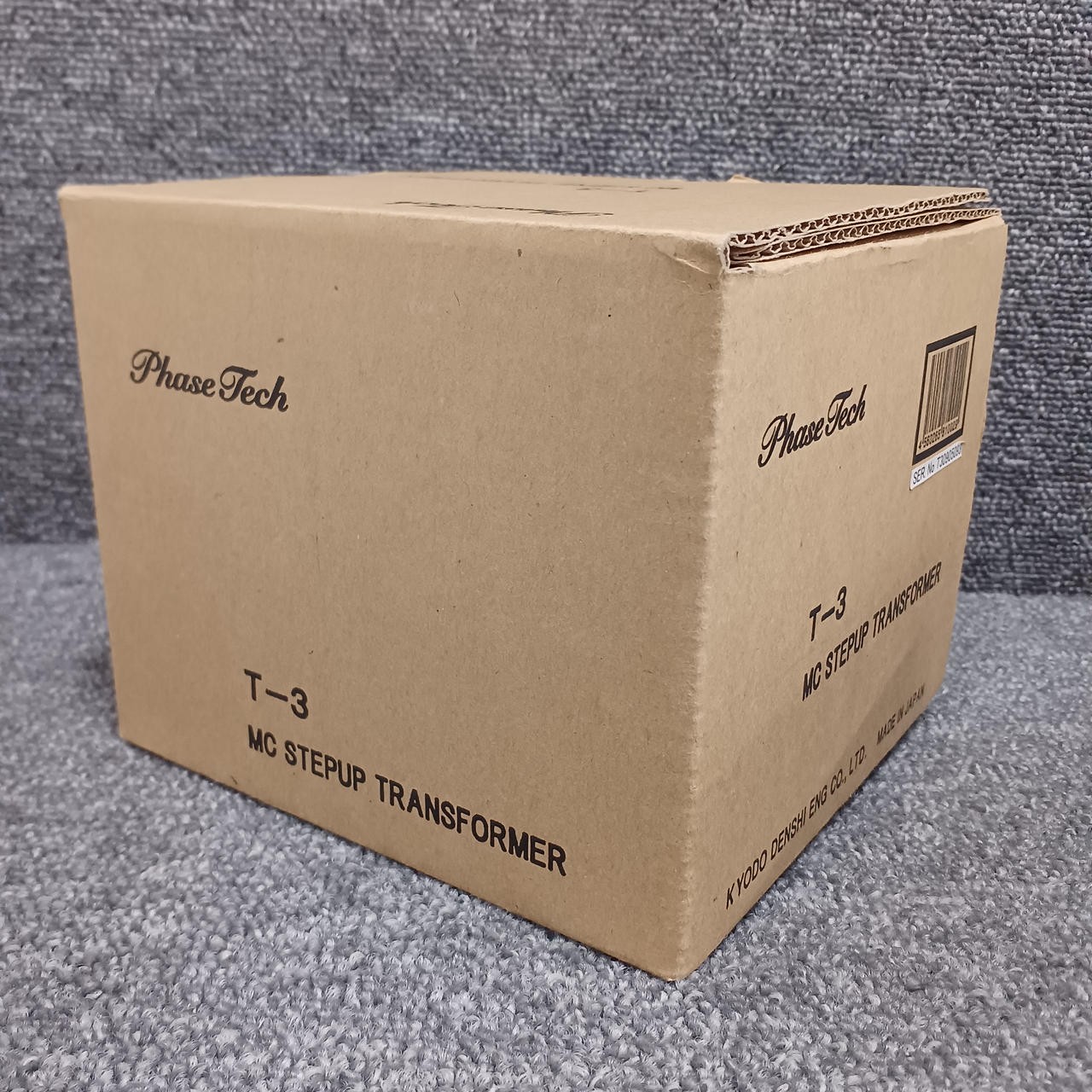Phase Tech T-3 MC Step-Up Transformer Kyodo Denshi Made in Japan Boxed Tested