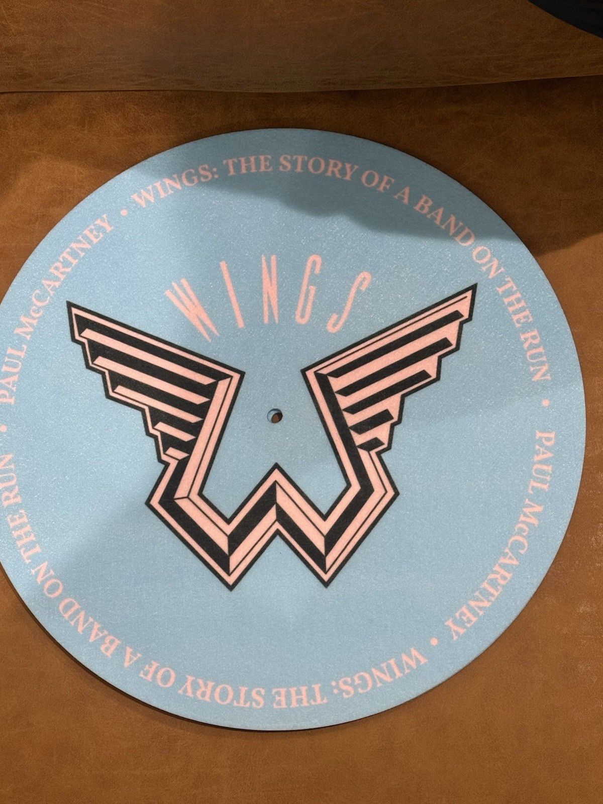Felt Plate Protector Record Platter Mats Turntable For Vinyl Records “Wings”