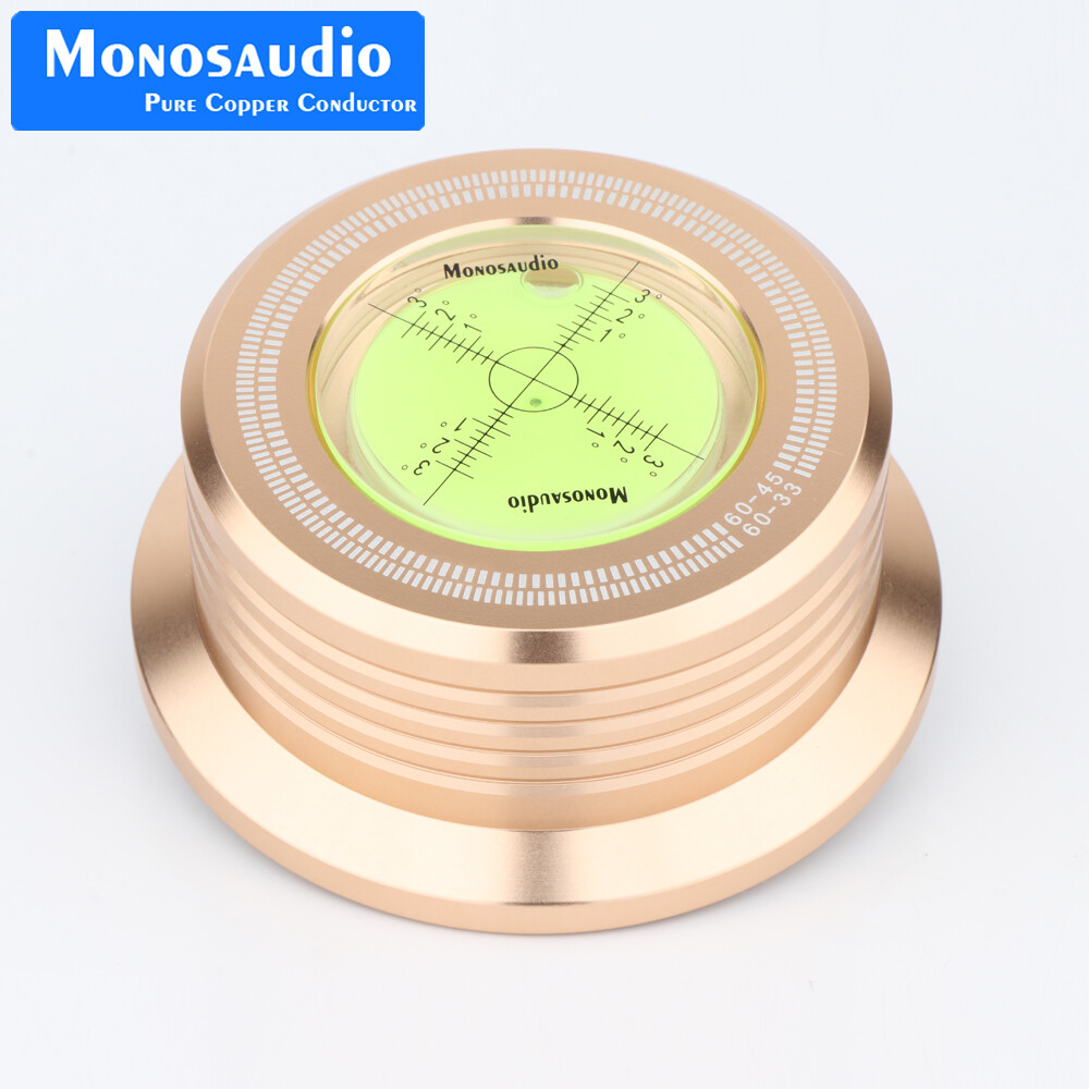 60Hz Record Weight Stabilizer Vinyl Turntable Clamp Clamp Phono Bubble Leveling