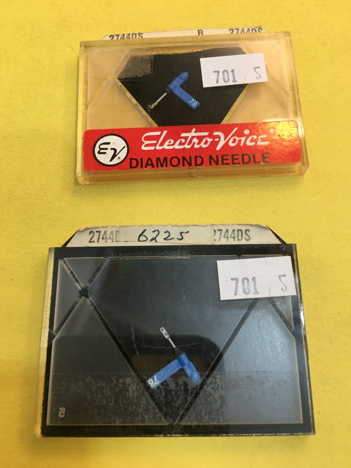 Original NOS Electro Voice Needle Stylus 2744DS fits Many GE and RCA: Lot of 2